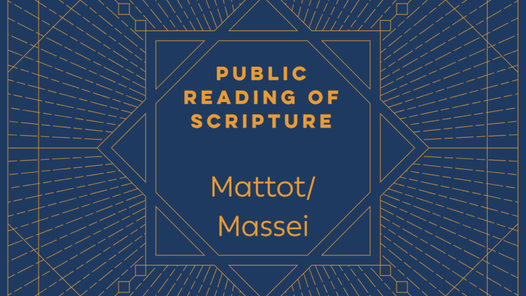Weekly Torah Portions and Readings 37 Torah Portion Template - Mattot_Massei