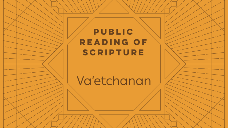 Weekly Torah Portions and Readings 39 Torah Portion Template - Va’etchanan