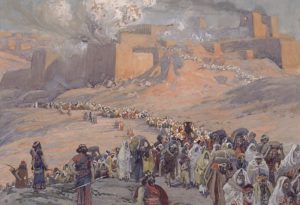 Israelites leaving Babylonian exile